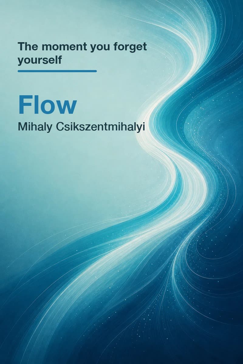 Flow İngilizce sesli kitap özeti kapağı